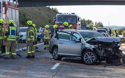 Unfall auf A73 heute